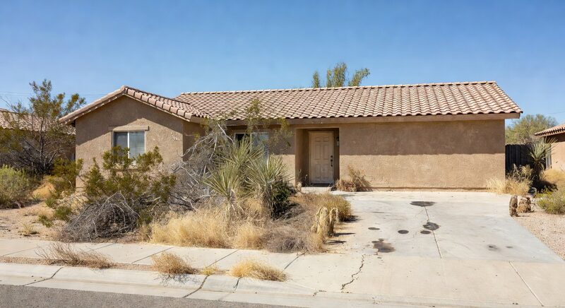 Vacant ranch house in Las Vegas NV