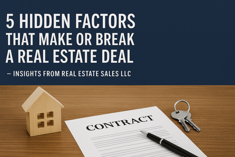 5 Hidden Factors That Make or Break a Real Estate Deal — Insights from Real Estate Sales LLC