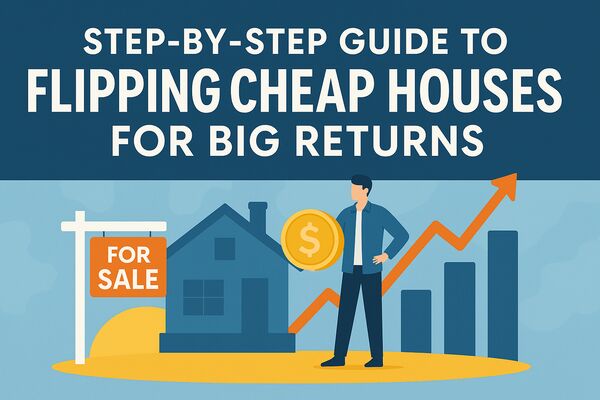 Step-by-step guide to flipping cheap houses