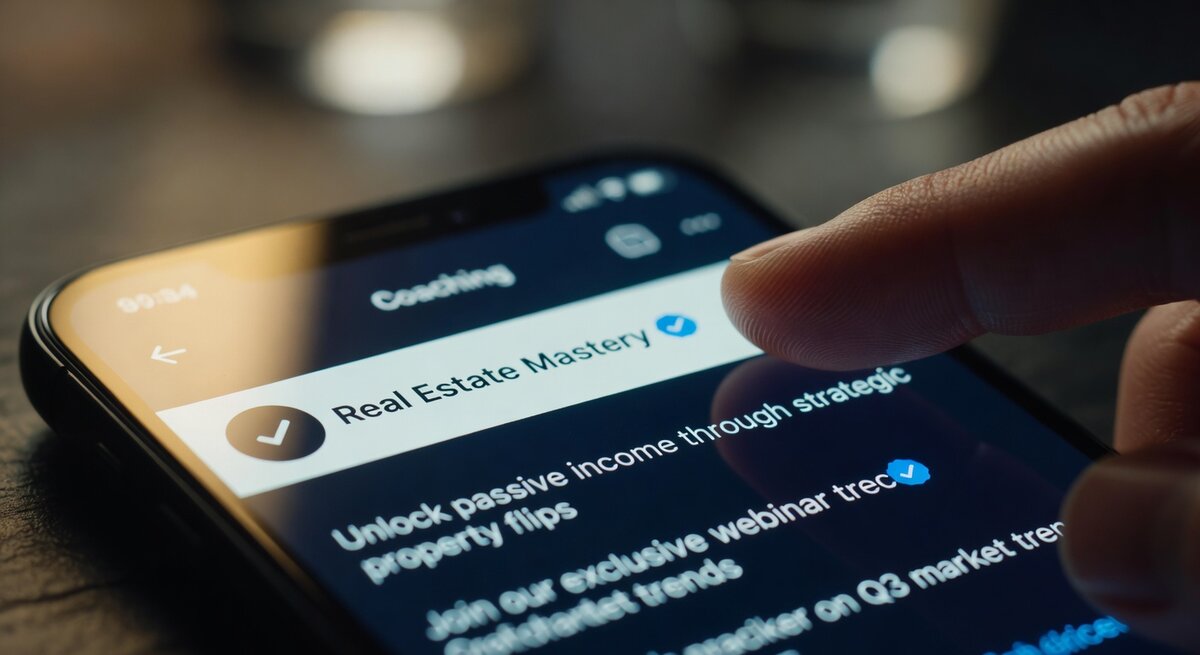 How to spot a legitimate real estate coaching program on social media